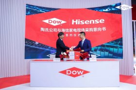 聚焦聚氨酯發(fā)泡原料！陶氏公司與海信家電集團(tuán)正式達(dá)成戰(zhàn)略合作